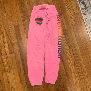 Aviator Nation Pink Sweatpants